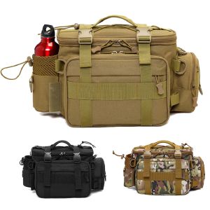 Sacos 600d à prova dwaterproof água arma de tiro pistola saco de armazenamento militar sistema molle tático saco gama equipamentos caça ferramenta saco estilingue