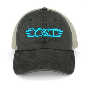 Ball Caps Y & T Band Metal Logo Cowboy Hat Rugby Sun Cosplay Boy Child Women's