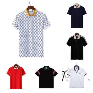 Polo Camicie da Lavoro Ricamate - Stile Classico con Scritta sul Petto per Uomo Polo da Uomo Designer Uomo Moda Cavallo Casual da Uomo Golf Polo Estiva Camicia Ricamata