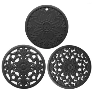 Table Mats Coasters Non Slip Bowl Dining Room Pads Kitchen Mat Pot Temperature Resistant