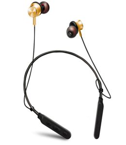 Cuffie Bluetooth con magnete metallico in stile fascia da collo, bassi stereo, impermeabili e traspiranti, standby super lungo, musica sportiva professionale4439754