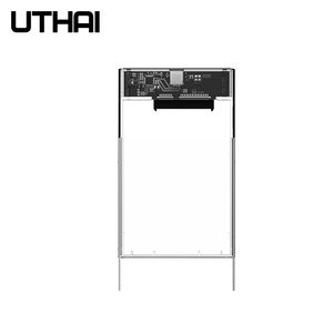 UTHAI T09 USB3.0/Type C 2.5'' Hard Drive Enclosure Transparent Mobile HDD Box USB3.1 SSD Case Portable Hardisk With USB C Cable