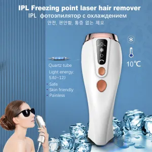 Epilator chłodzenie lodu IPL laserowe urządzenie do usuwania włosów laserowy Epilator 6 dźwignia domowy depiador laserowy laserowy dla kobiet