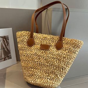 豪華な女性手作り織物バッグラフィートグラスレディービーチ観光屋外ハンドバッグデザイナー女性パーソナライズされた草織りバッグ