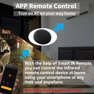 Tuya Wi -Fi Smart Ir Ir Demote Control Smart Life App заменить телевизионный DVD AUD AC Remote Works с Alexa Google Home