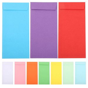 Present Wrap 120 PCS Självhäftande kuvertpengar kuvert för kontantgåvor Western Style Colored Tip Paper Spara