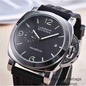 Paneraiss Automatik Herrenuhren Paneraiss Herrenuhr LUMINOR Serie Leder Kalender Coole Gentleman Wasserdichte Armbanduhren Edelstahl Automatik WN-8QVO