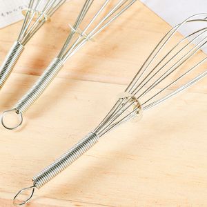Baking Tools Household Manual Egg Beater Hand Mixer 18# Metal Wire Cream Beater