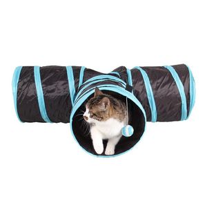 Cat Toys Jizaizi Pet Nest Drill Tube Manufacturers Dog Kennel Partihandel Tunnel Supply Channel Folding Tee Drop Delivery Home Garden S DHJG7