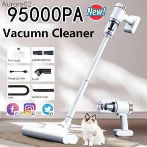 Vacuum Cleaners Xiomi 95000Pa Wireless Handheld Vacuum Cleaner Car Use Large Suction and Cordless Portable Cleaning Robot Home Vacuum Cleaner yq240402
