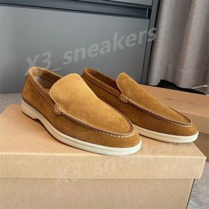 Scarpe da uomo pigro casual con fondo piatto, vera pelle, scarpe di pelle alla moda classica e versatile vintage, scarpe Lefu a un piede maschile M42