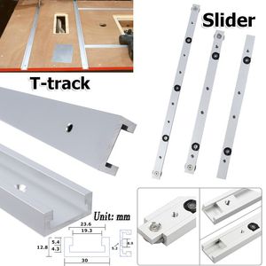 Slot in lega di alluminio Slot Traccia / Slider mitra per router Solto di sega a tavolo da carpenter strumento di lavorazione del legno fai -da -te