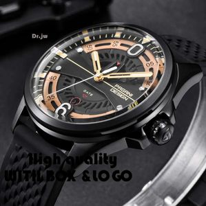 Cwp Marca PAGANI DESIGN Uomo Orologi Moda Cinturino in silicone Orologio al quarzo impermeabile Oro nero Reloj Hombre Dropshipping 20 2