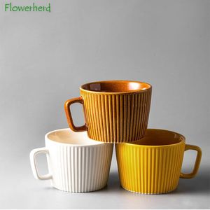 Retro Coffee Mug European Style Luxury Ceramic Coffee Cup Coffeeware Exquisite Afternoon Tea Set Teaware Tea Mug 240329