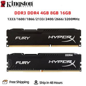 Furia DDR3 DDR4 4GB 8GB 16GB 133 Hz 1600 MHz 1866MHz 2400 MHz 2666MHz 3200 MHz Dimm PC312800 PC425600 RAM 240401