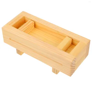 Set di stoviglie set di sushi stampo multiuso produttori di riso sfermati in legno in legno stampi adorabili