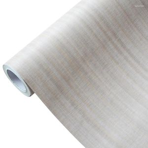 Vetrofanie Pellicola autoadesiva per laminazione in PVC con venature del legno 1,22 50 m