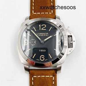 Men Sports Watch Panerais Luminor Automatisk rörelse Sapphire Mirror Importerad Watchband FN2B