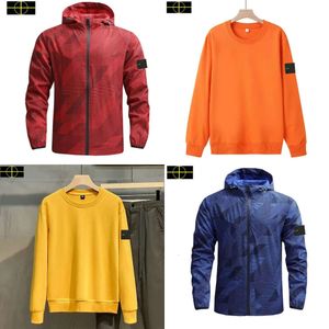 Stone Jacket Designer Mens Women Jackets Brand Designe Spring Autumn Coat Hooded Hoodies Sports Windbreaker Casual Zipper Coats Man S S s s