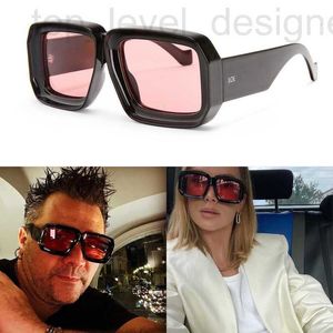 Occhiali da sole firmati Maschera subacquea in acetato Paula Ibiza Dive Designer Donna Uomo Quadrato Occhiali da esterno alla moda e alla moda LW40064 40064 HFRP