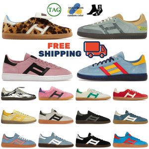 Top Handebol Spezial Wales Bonner OG Sapatos Casuais Designer Treinadores de Luxo Pony Leopard Consórcio Cup Mens Womens Outdoor Sneakers Frete Grátis Sapato Dhgate