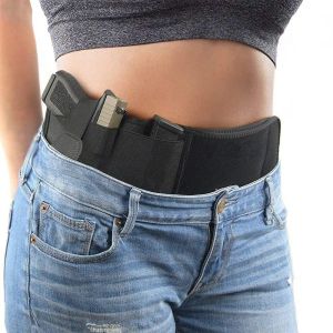 Väskor utomhuspåsar Taktiskt Bey Gun Holster Belt dold Carry Midjeband Pistolhållare Magasinväska Militär armé Invisibel midjeband