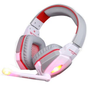 Fones de ouvido KOTION EACH G4000 Estéreo Gaming Headphone Headset Fones de ouvido com controle de volume do microfone para PC Game DHL grátis