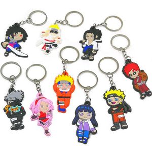 cartoon anime pvc keychains pendant fashion key ring key accessories wholesale