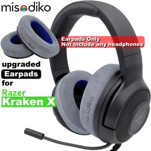 アクセサリーMisodikoアップグレード耳パッドはRazer Kraken Xゲームヘッドセットのクッション交換