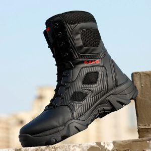 Stiefel Militärstiefel Männer Taktische Stiefel Militärtraining tragbare Wüstenkampfstiefel Männer Schuhe große Größe 3947 Zapatos Hombre