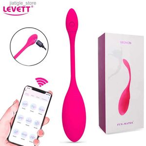 Diğer Sağlık Güzellik Ürünleri Levett Uygulama Kontrolleri Vibratör G-Point Vajinal Titreşim Kegel Top Vibratör Kadın Yanlış Penis Giyilebilir İç Çamaşırı S Y240402