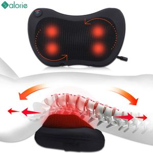 Huvudmassager bil hem cervikal shiatsu massage nacke bakre midja kropp elektrisk multifunktionell kudde kudde 240321