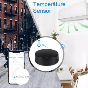 Tuya Smart IR -Fernbedienung mit Temperatur- und Feuchtigkeitssensor für Klimaanlagen TV DVD AC funktioniert mit Alexa