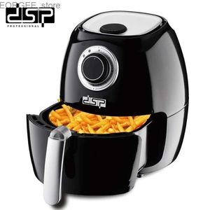 Air Fryers Multi funcional fritura elétrica Máquina de batatas fritas 2.6L de grande capacidade secadora de ar Y240402