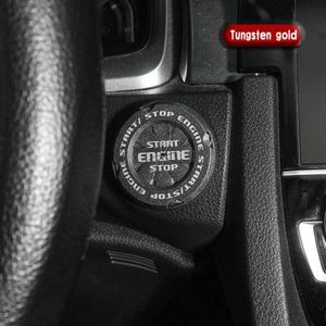 Upgrade Car Engine Start Stop Button Cover Auto Ignition Switch Rotatable Protection Cap Interior Decoration Car Accessories Interior