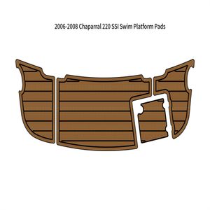 ZY 2006-2008 Chaparral 220 SSI Swim Platform Boat Eva Foam Teak Deck Golv Pad Mat Matt Mat Självhäftande Seadek GatorStep Style Pads