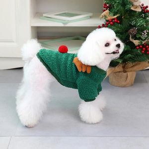 Abbigliamento per cani carino vestiti natalizi morbido cucciolo cucciolo di gatto di halloween costumi per animali domestici mantello invernale di cagnolini chihuahua