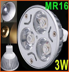 100pcs 12 V 3W 31W MR16 GU53 Biała światło LED Lampa Lampa Lampa Spot Fight Light przez DHL FedEx7616697