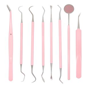 Set per la pulizia orale della sonda per la rimozione dei calcoli del tartaro delle macchie dei denti degli strumenti orali domestici