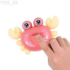 Electric/RC Animals Baby Crling Crab Toy Dancing Mobile Toys Wind Up Walking Gift YQ240402