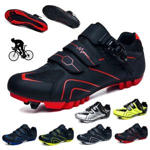 Boots Mtb Shoes Bicycle Speed Sneakers Men Flat Road Bike Boots Cycling Shoes Cleats Pedal Spd Mountain Biking Sneakers Women Racing