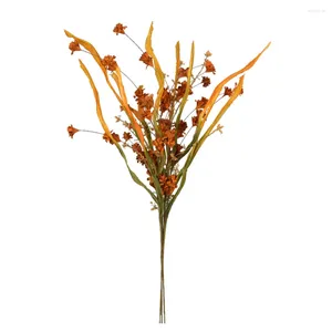 Dekorativa blommor Lång bukett Bukets Artificial Home Wedding Decoration Autumn Twig Simulation Furnishings Arrangement 57cm 1PC Branch