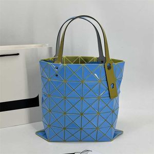 Designer tygväskor för kvinnors frigångsförsäljning 6 med japansk rutnät original axelrem kan * ny ena väska dubbel glänsande färg yta handväska kodad pendling tote
