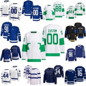 Alternate 2024 Hockey 44 Morgan Rielly Jersey Women Kids Man 19 Calle Jarnkrok 16 Mitchell Marner 88 William Nylander 34 Auston Matthews 91 John Tavares Reverse