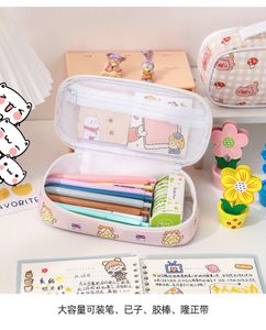 Schreibwarenschule süße Bleistiftbox Schüler Bleistiftkoffer Kawaii Bleistiftschule Schulstift Hülle Stifte Bag School Box