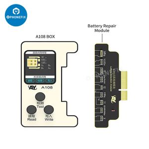 Ay A108 Box Face ID True Ton Battery Programmierer für iPhone X/XR/XS/11/12/13/12 Pro Max Dot -Projektor Read Write Battery Reparatur