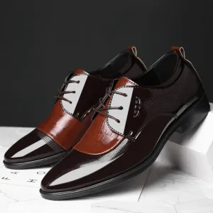 Sapatos Sapatos masculinos Classic Sapatos Lace Up Oxfords Fashion Business Sapatos casuais calçados de couro Zapatos