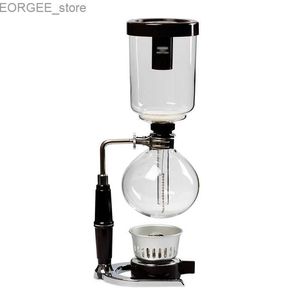 Cafeteiras de cafeteira estilo japonês siphon café machine tupot a vácuo máquina de café tipo glass de café filtro y240403