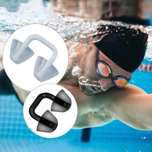 Schwimmnasenstopfen Silikonnasenschutz wiederverwendbar wasserdichte Erwachsene Kinder Schwimmnase Clip Schwimmtauchen Surfzubehör