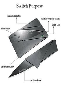 Lot Portable Credit Card Knives Folding Wallet Thin Pocket Survival Micro Knife3647640